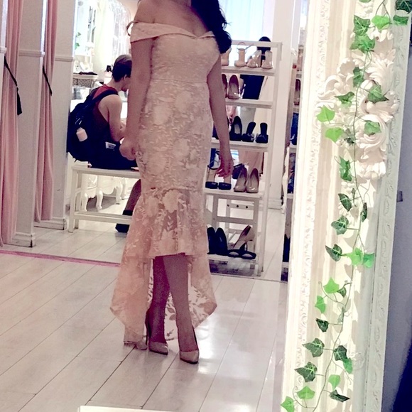 Pink high-low dress - Picture 2 of 2